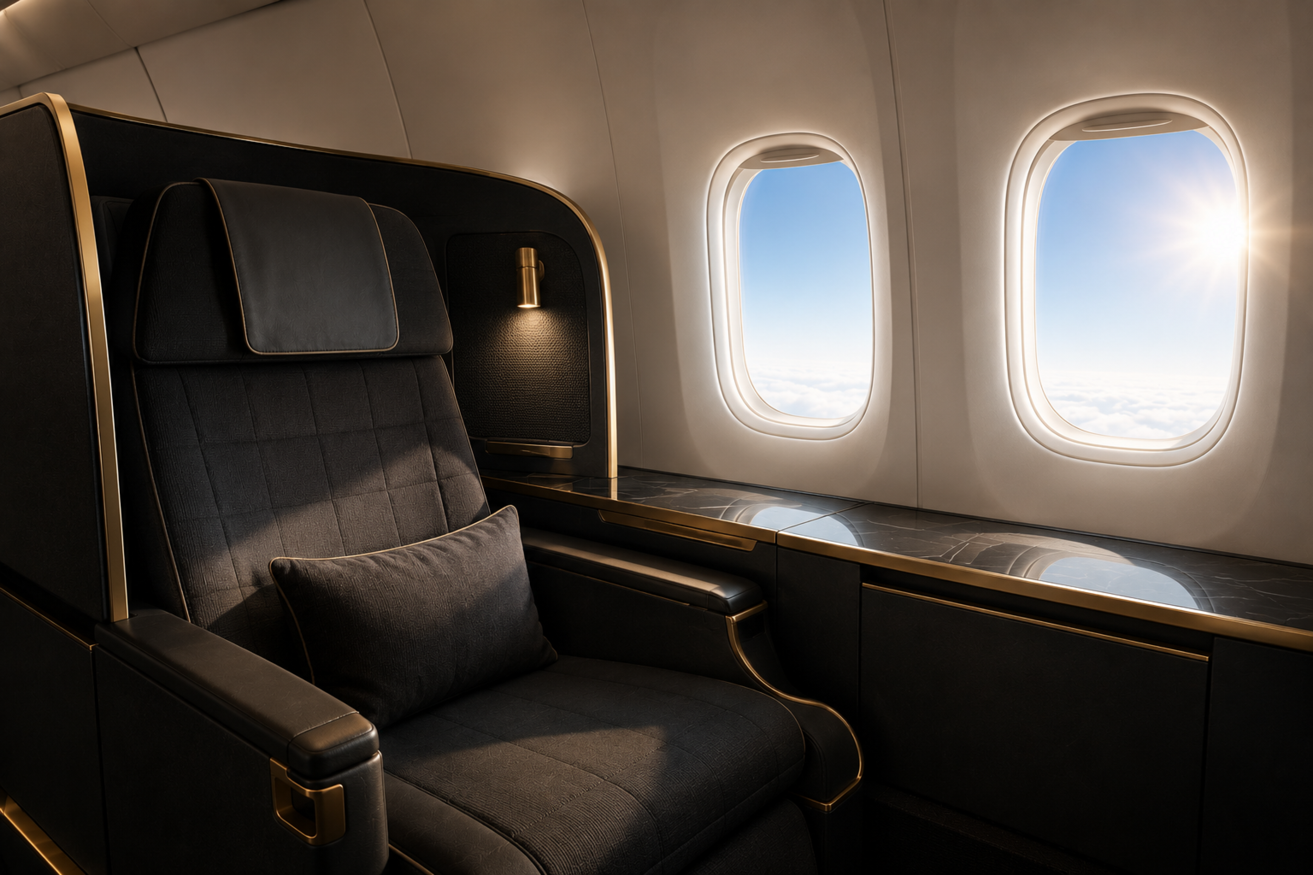 Business-class flights from the US to Berlin