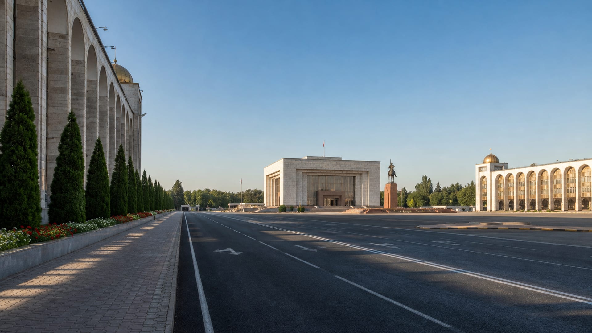 Bishkek travel guide: How to experience the city without rushing 14 Chui Avenue and Ala-Too Square