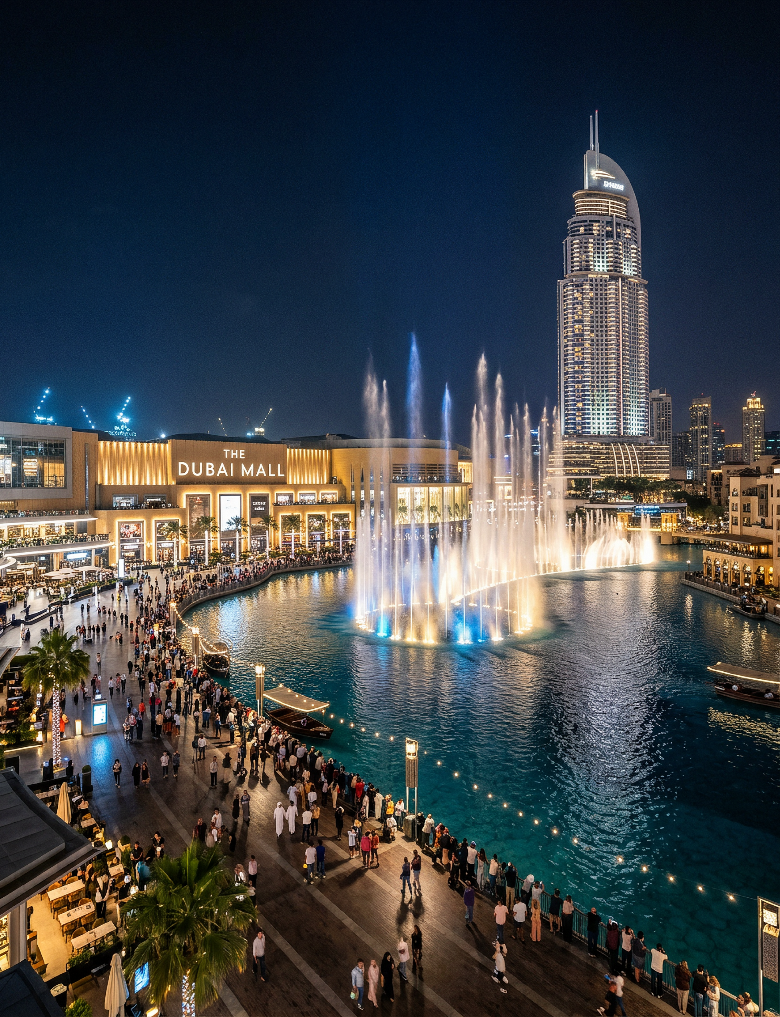 Dubai Mall and Dubai Fountain