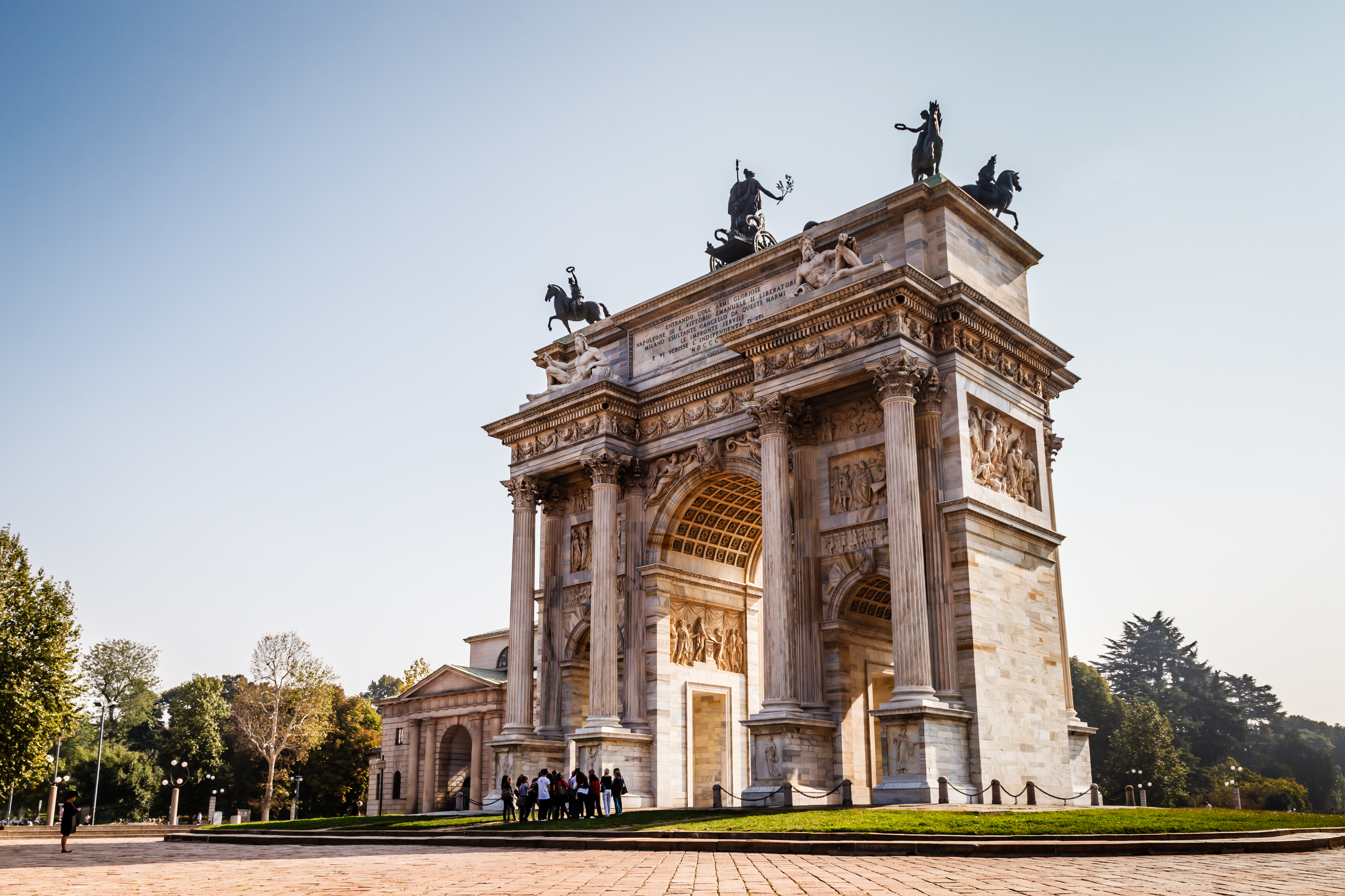 Parco Sempione (with the Sforza Castle grounds)