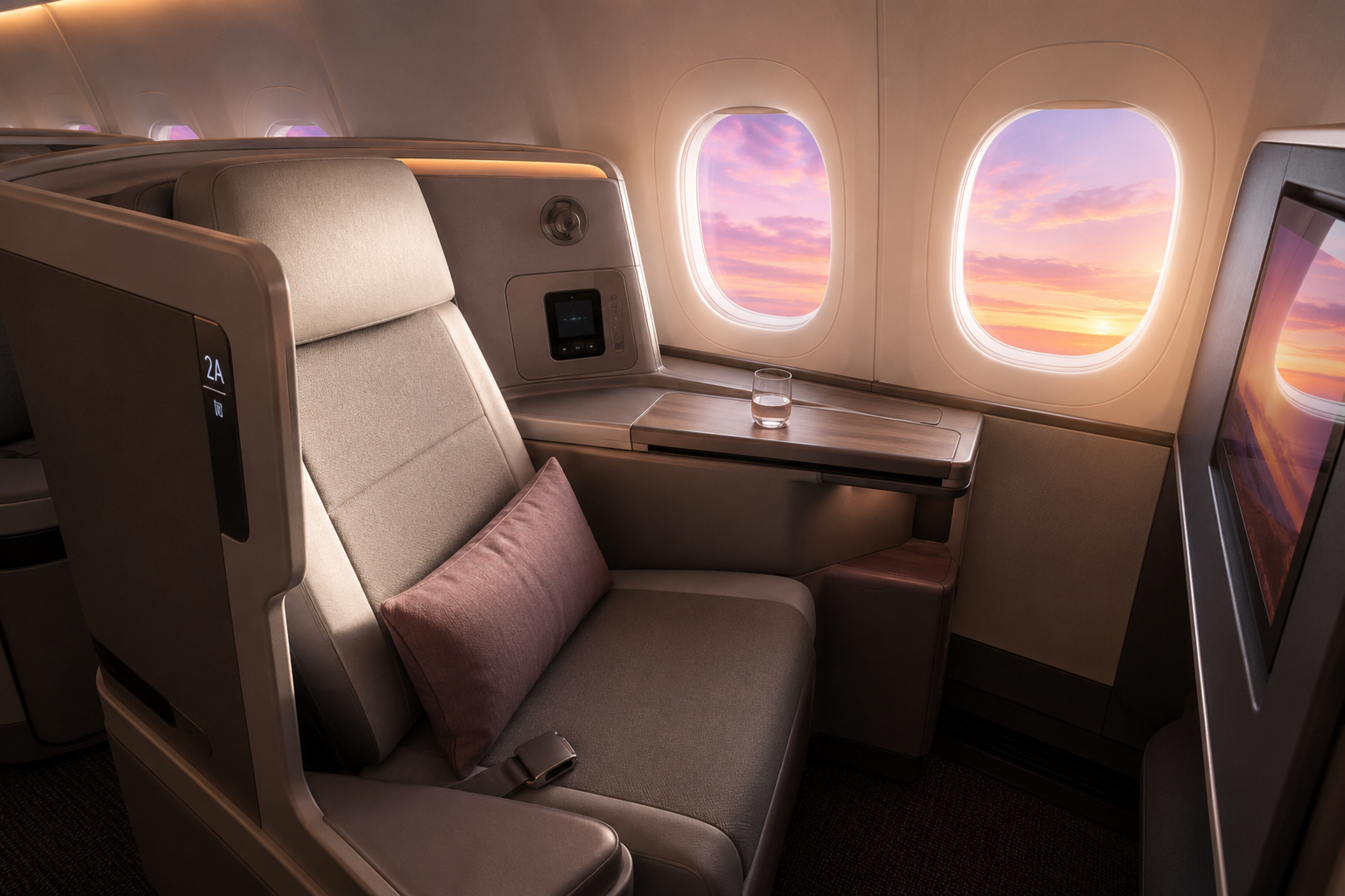 Business-class flights from the US to Toronto