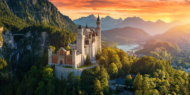 Germany Cultural Tour: Top Attractions & Things to Do in Germany 12 Neuschwanstein Fairytale Castle near Fussen Bavaria Germany. View of famous Neuschwanstein Castle. Location village of Hohenschwangau near Fussen southwest Bavaria Germany Europe 1 Germany Cultural Tour: Top Attractions & Things to Do in Germany