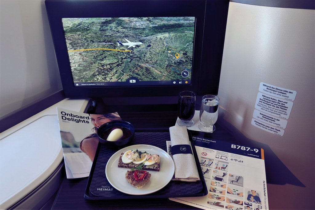 Comprehensive Lufthansa Business Class Review: Seats, Food, Amenities, and More 4 Onboard delights