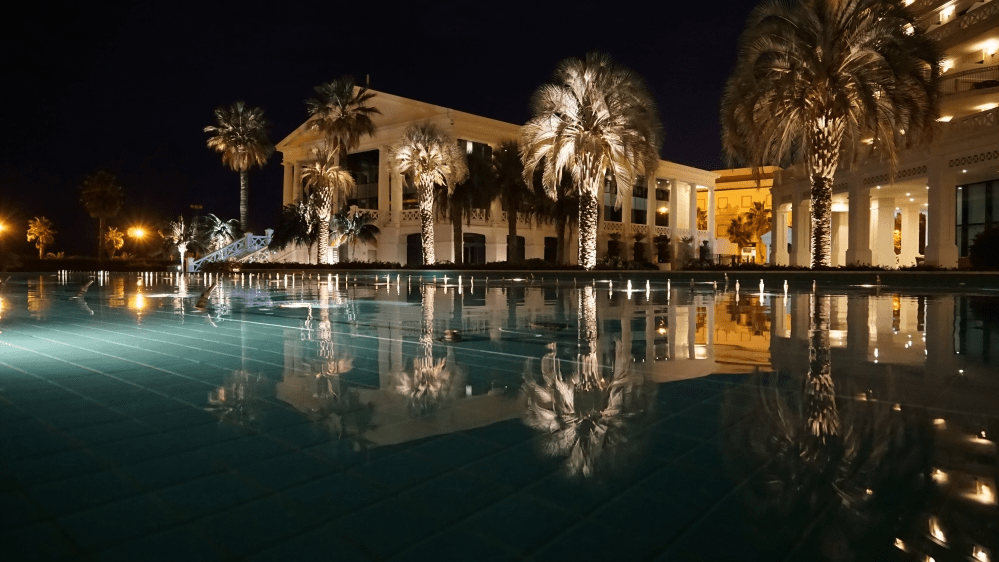 Best SPA Hotels in Spain: Barcelona, Málaga, and Valencia Regions 5 hotel balneario las arenas at night valencia