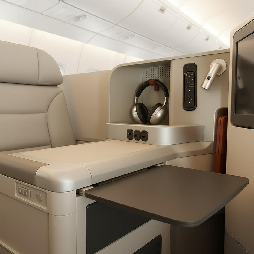 Luxury in Small Things 5 interior custom luxury jet aircraft Luxury in Small Things