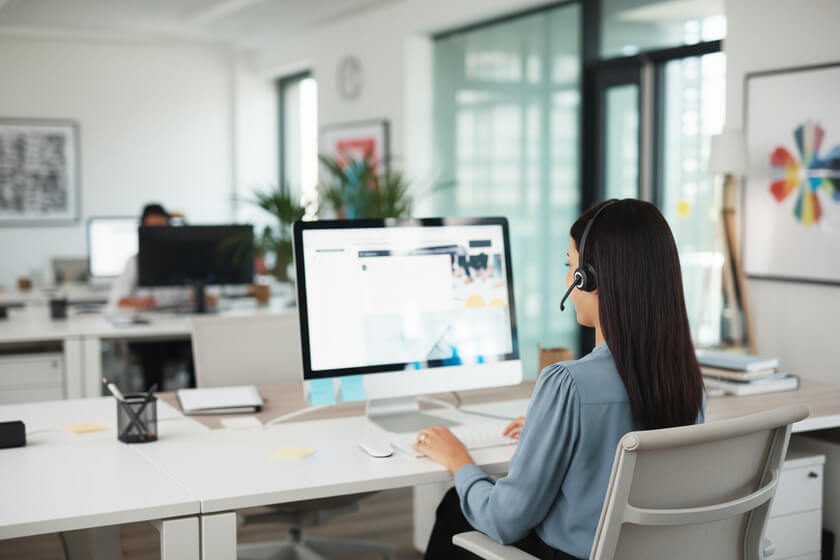 Luxury in Small Things 4 woman call center working Luxury in Small Things