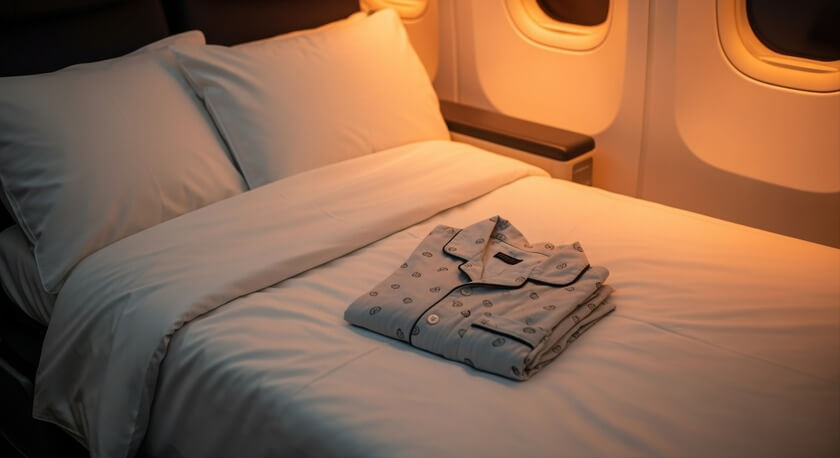When Business Class Often Makes More Sense Than Economy 4 first class airplane bed pajamas When Business Class Often Makes More Sense Than Economy