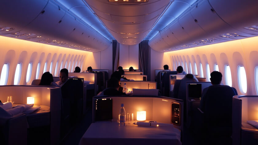 When Business Class Often Makes More Sense Than Economy 3 luxury airplane interior business class When Business Class Often Makes More Sense Than Economy