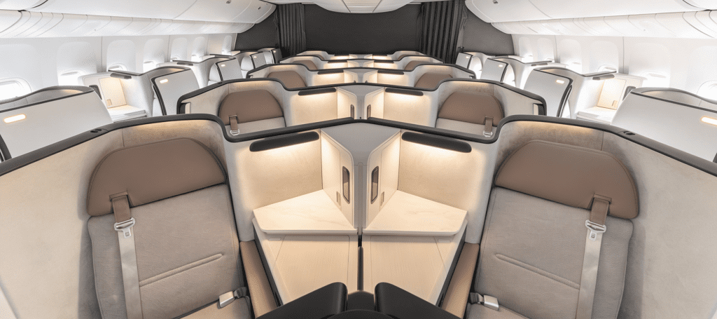 The Real Priorities of Business Class Travelers 2 direct aisle access business class seat arangrant