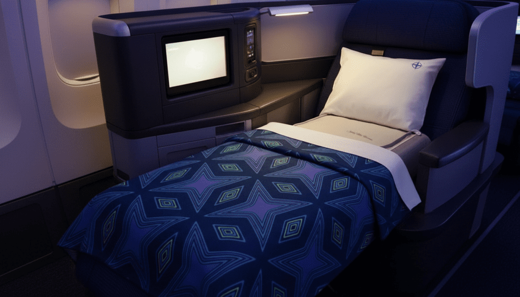 The Real Priorities of Business Class Travelers 8 good bedding united airlines business class arangrant