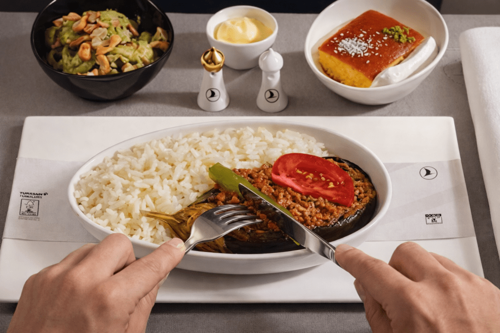 best business class onboard catering airline arangrant