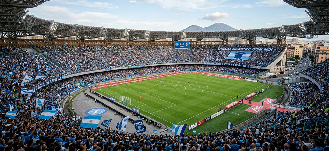 Before the World Cup comes to the US, look at the cities that gave football its soul 3 napoli football stadium full crowd live match soccer