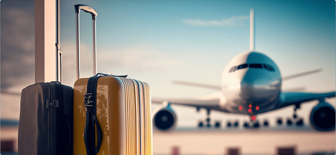Are last-minute business-class flights cheaper in 2026? 2 business travel luggage at airport