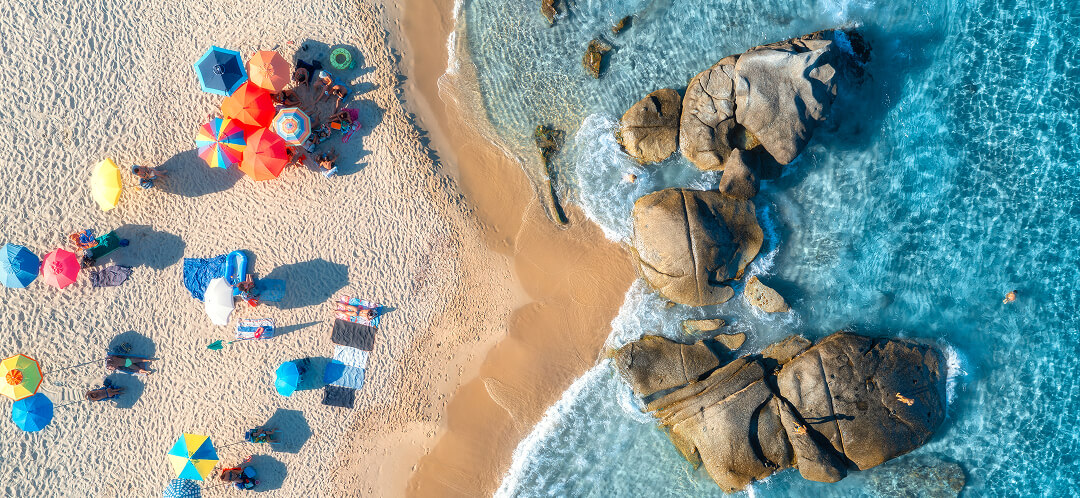 Sardinia in September and October: the smart 2026 luxury travel move for American travelers 4 aerial view of sardinia beach with granite rocks