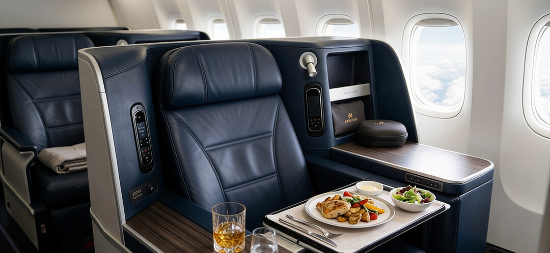 Best business class destinations for fall 2026 7 business class airline seat with in flight dining