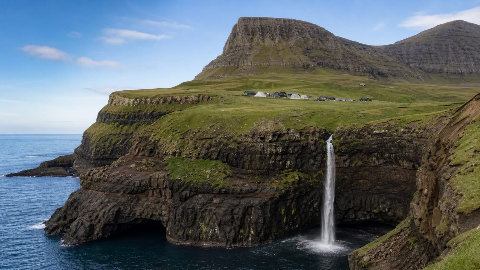 Sørvágur travel guide: How to experience the city without rushing 22 Múlafossur waterfall, Gásadalur