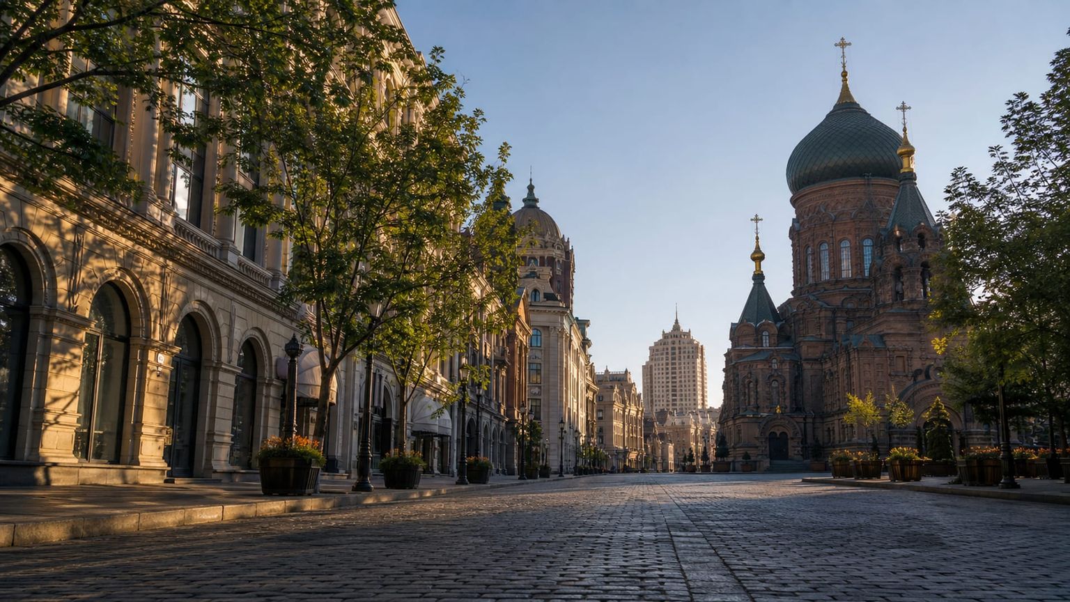 Harbin travel guide: How to experience the city without rushing 14 Central Avenue and Sophia Square