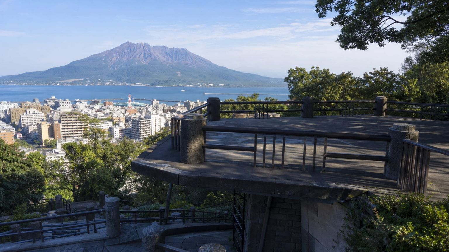 Kagoshima travel guide: How to experience the city without rushing 21 Shiroyama Park Observatory
