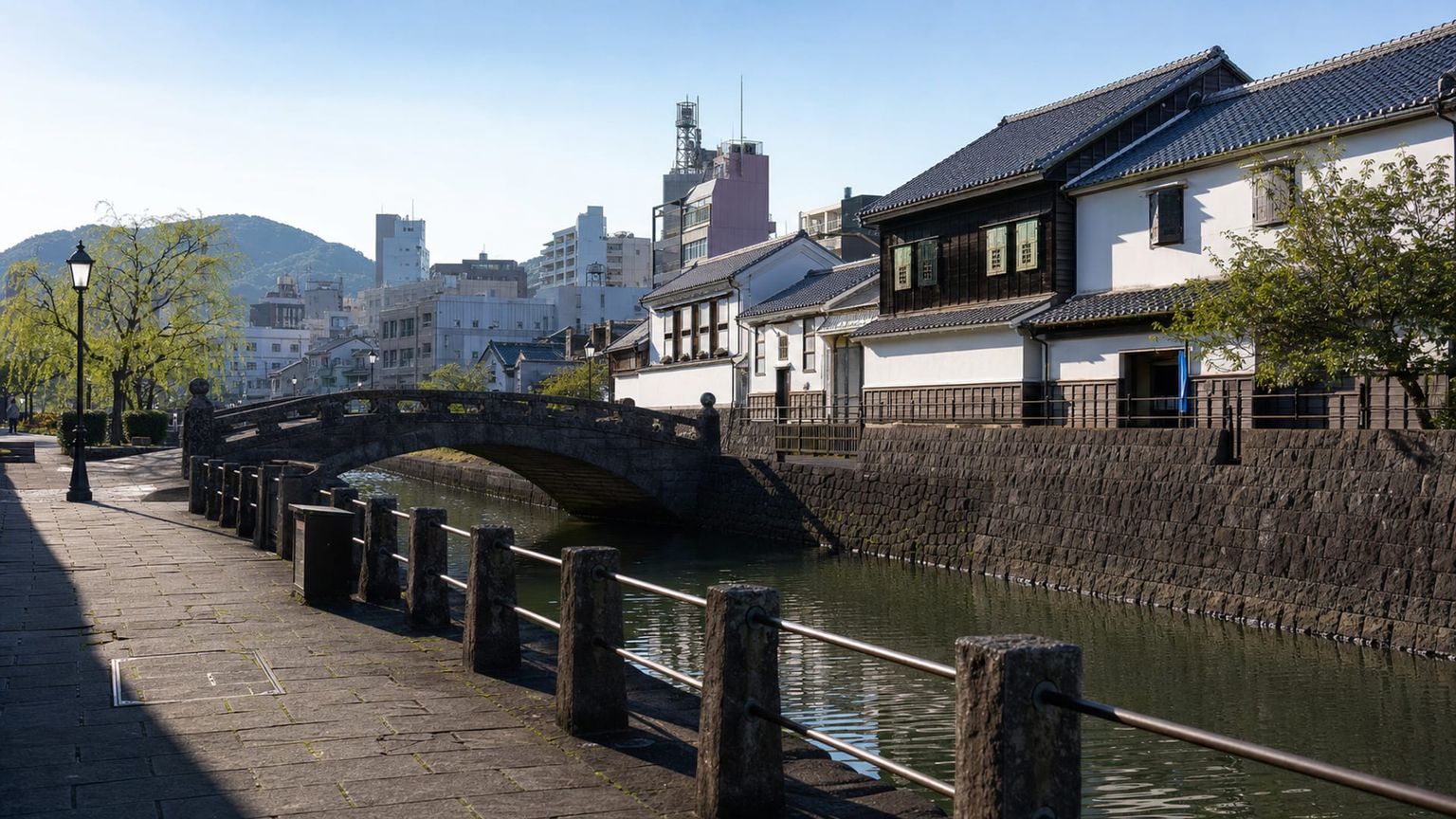 Nagasaki travel guide: How to experience the city without rushing 16 Dejima and Nigiwaibashi