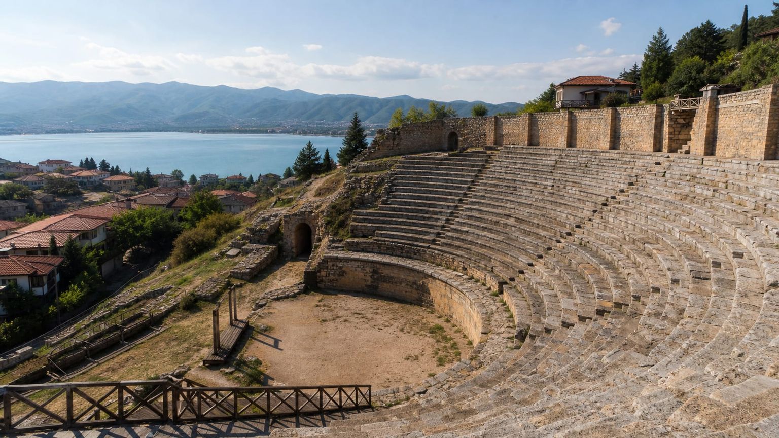 Ohrid travel guide: How to experience the city without rushing 22 Ancient Theatre of Ohrid