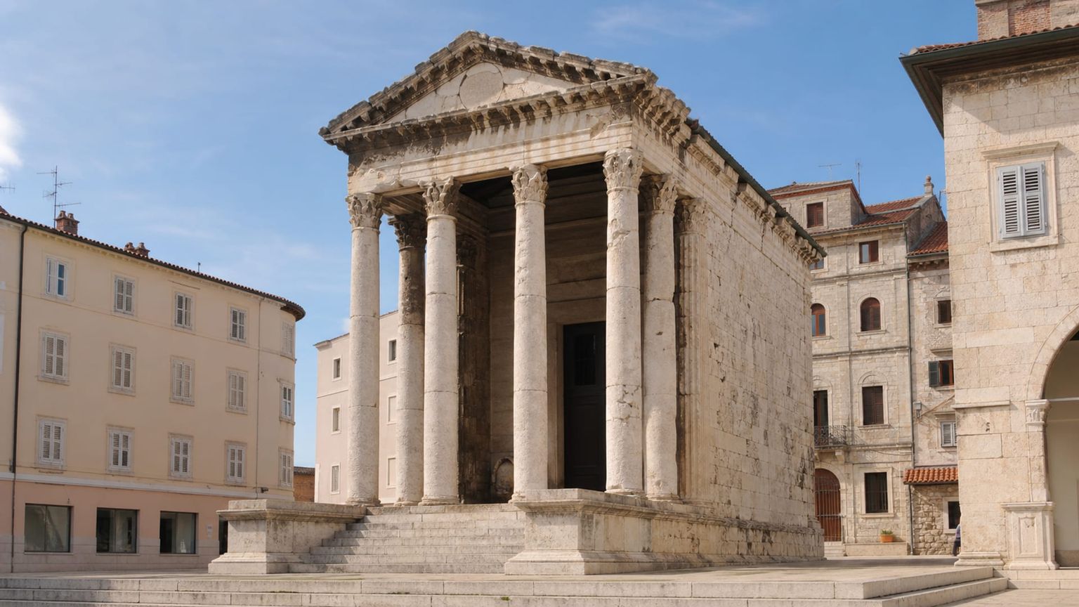 Pula travel guide: How to experience the city without rushing 22 Temple of Augustus