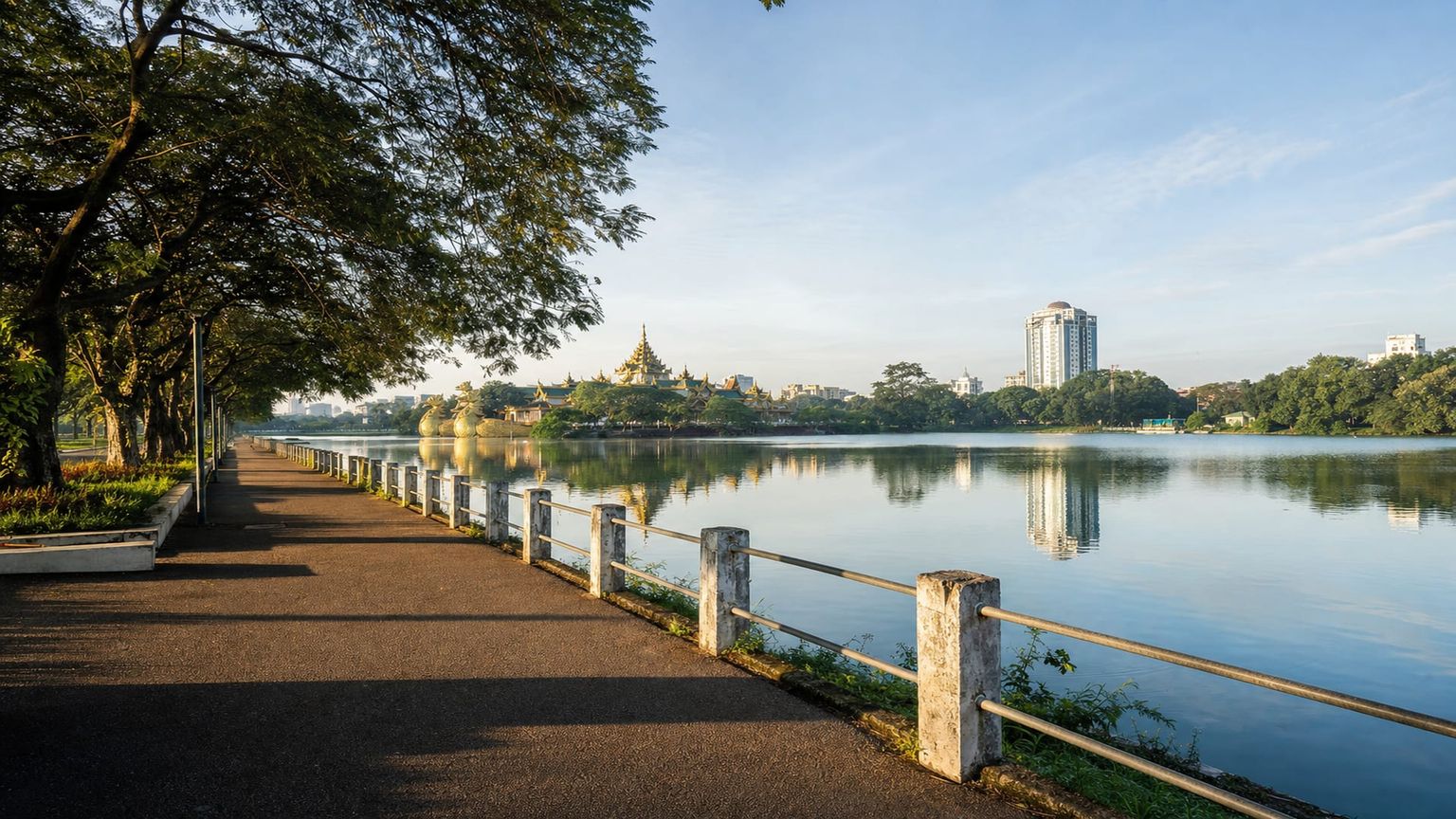 Yangon travel guide: How to experience the city without rushing 16 Kandawgyi and Kandawgyi Lake area