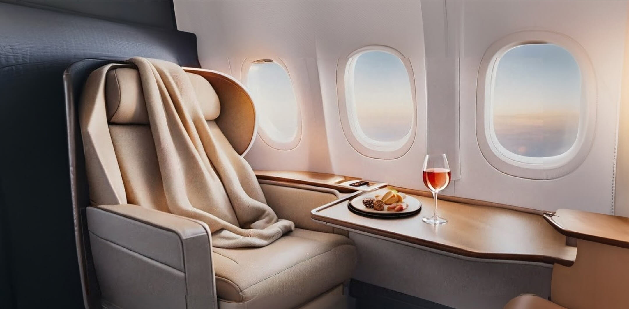 domestic business class seat