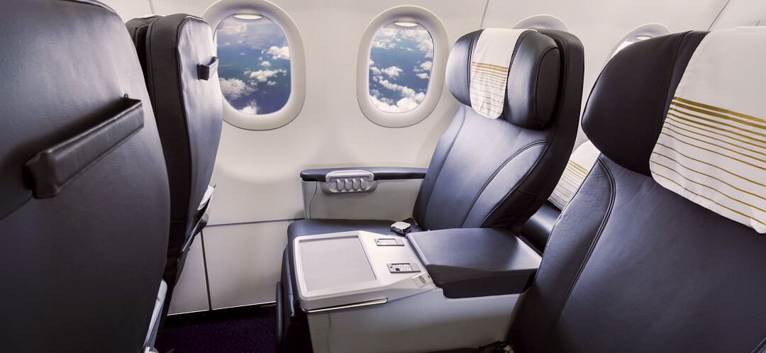 Domestic business class: what you're actually getting 2 domestic business class seats