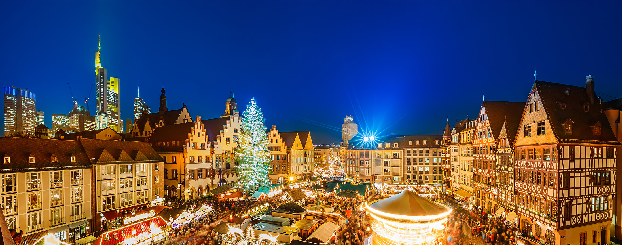 Krampusnacht and Christmas's strangest traditions 9 frankfurt christmas market germany at night